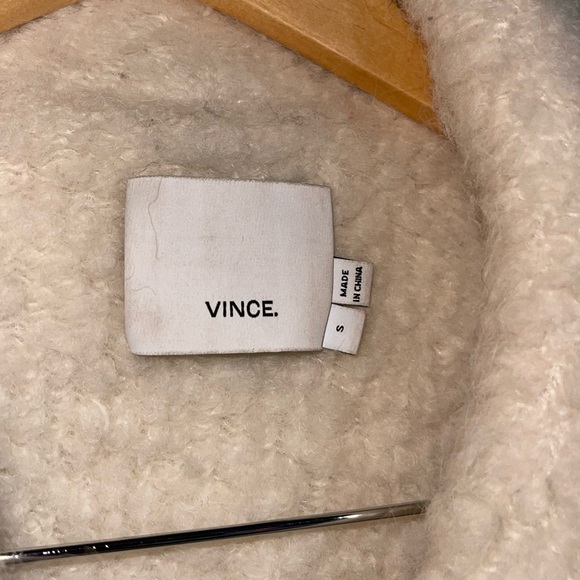 Vince | Fuzzy Knit Wool Alpaca Long Coat Size: Small - Picture 4 of 7